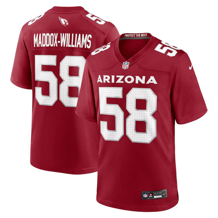 Men Arizona Cardinals #58 Tyreek Maddox-Williams Nike Cardinal Game NFL Jersey->arizona cardinals->NFL Jersey